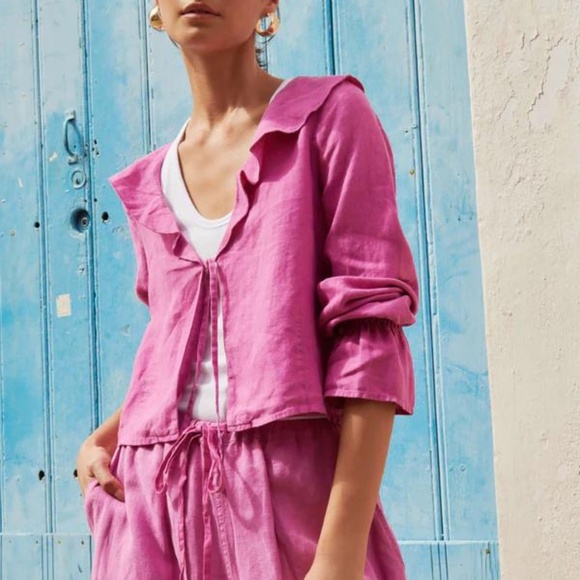 NWT Pink Rosebud Nation LTD Camila Blouse, M and XS - Picture 2 of 6